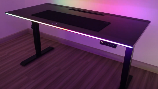 This New RGB Gaming Standing Desk is My Dream Remote Work Purchase