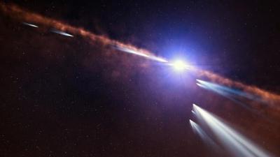 Astronomers Spot Some Familiar-Looking Comets Around a Distant Star