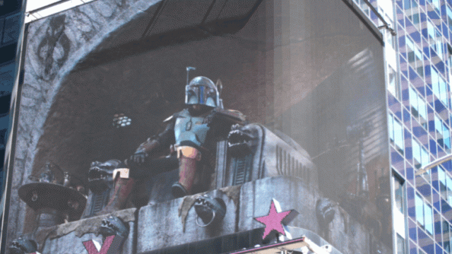 Watch Boba Fett Lord It Over His New Criminal Empire: Times Square