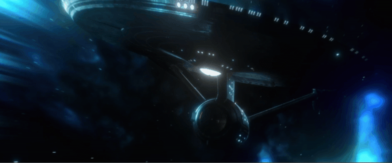 Boldly going has rarely ever looked this pretty. (Gif: Paramount)