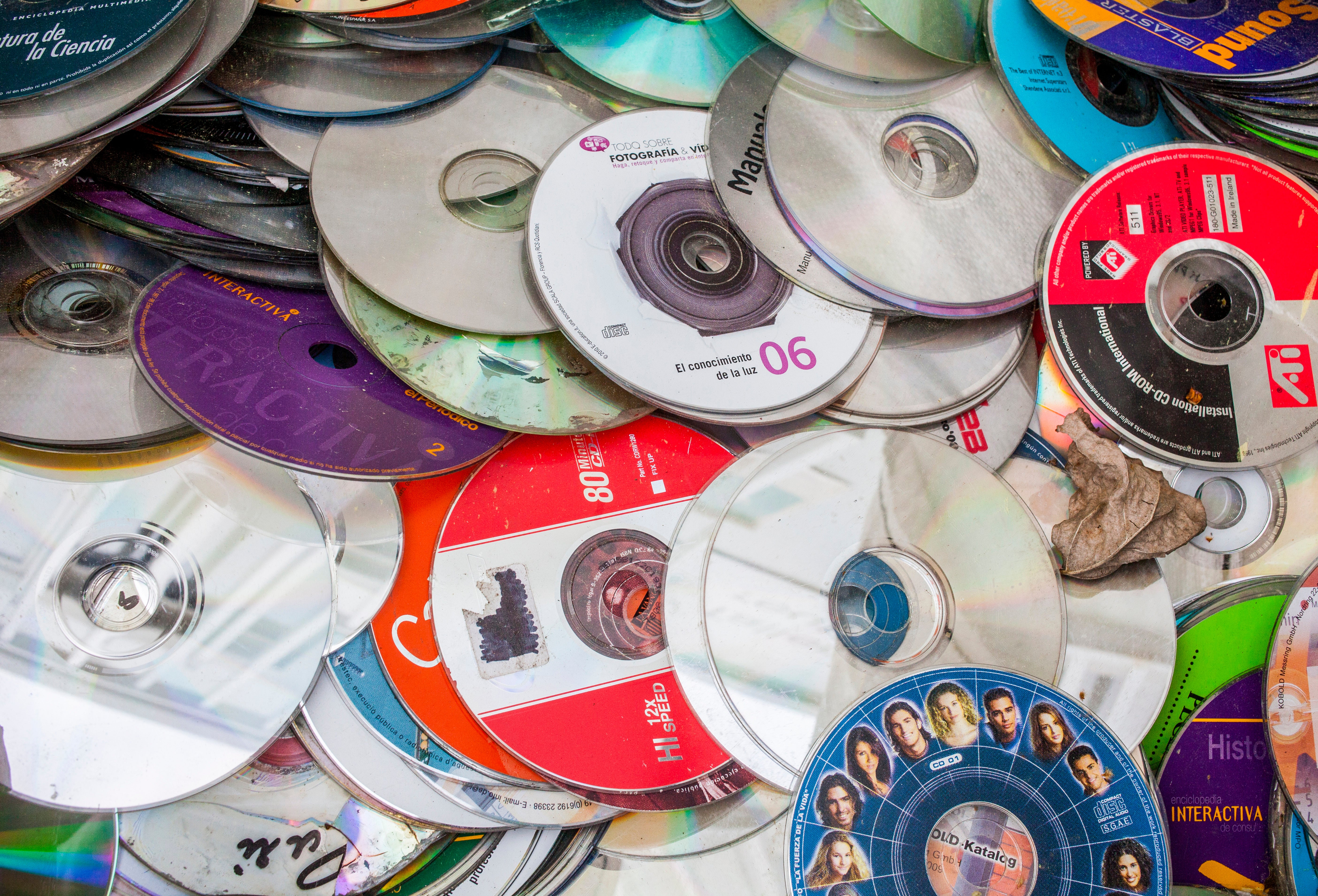 CDs are made out of this miscellaneous plastic category. (Photo: Lucas Vallecillos, AP)