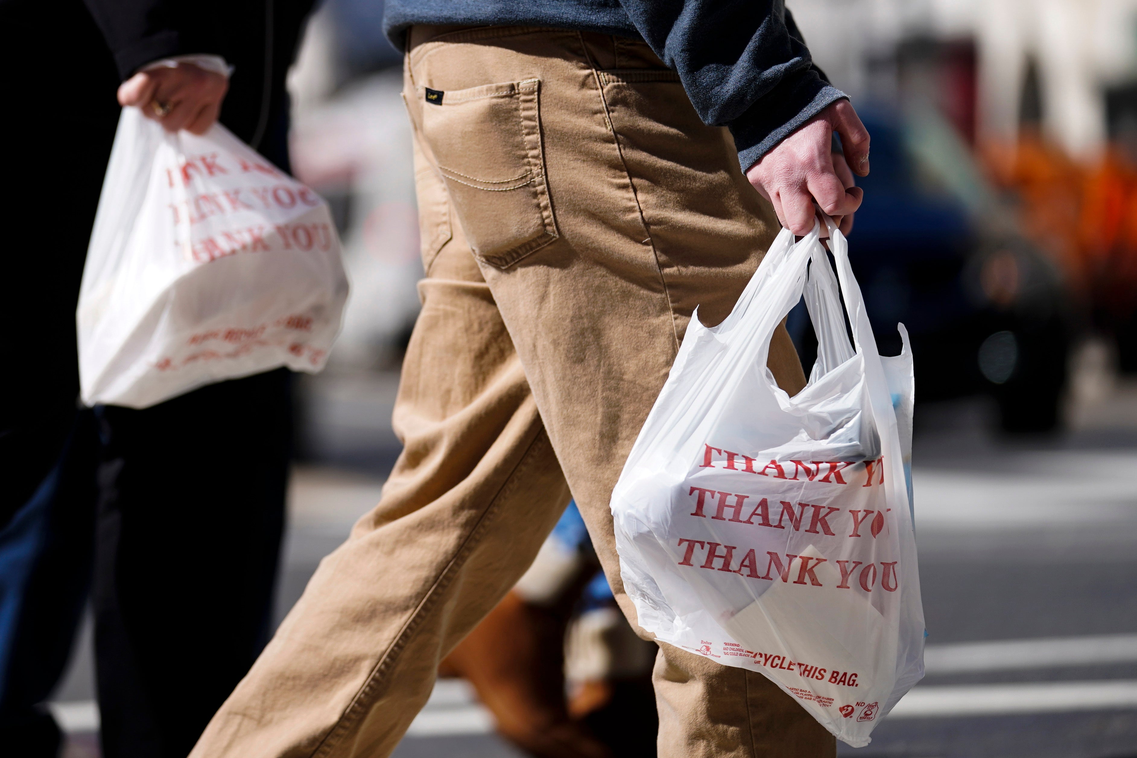 Plastic bags are often made of LDPE. (Photo: Matt Rourke, AP)