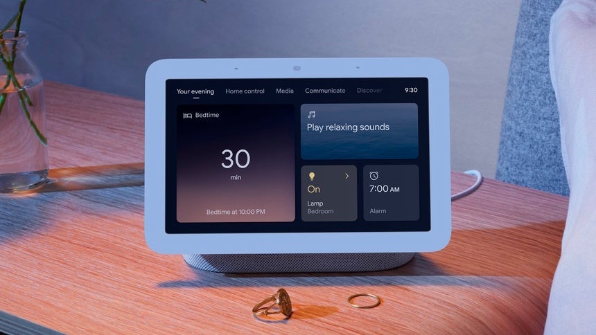 Would you use your Nest Hub as a central device for all your wellness metrics?  (Image: Google)