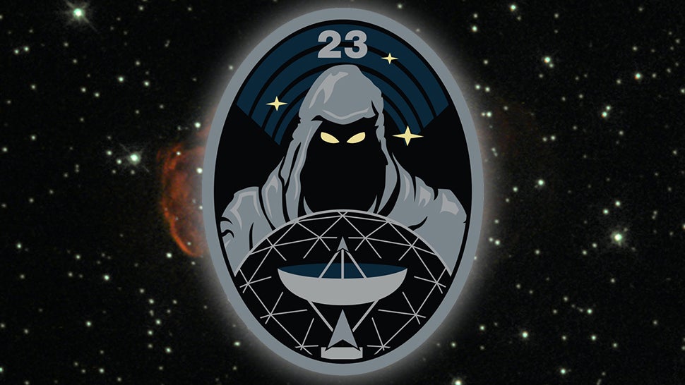 Emblem of Space Delta 6's 23rd Space Operations Squadron (Graphic: NASA/Space Force/Gizmodo)