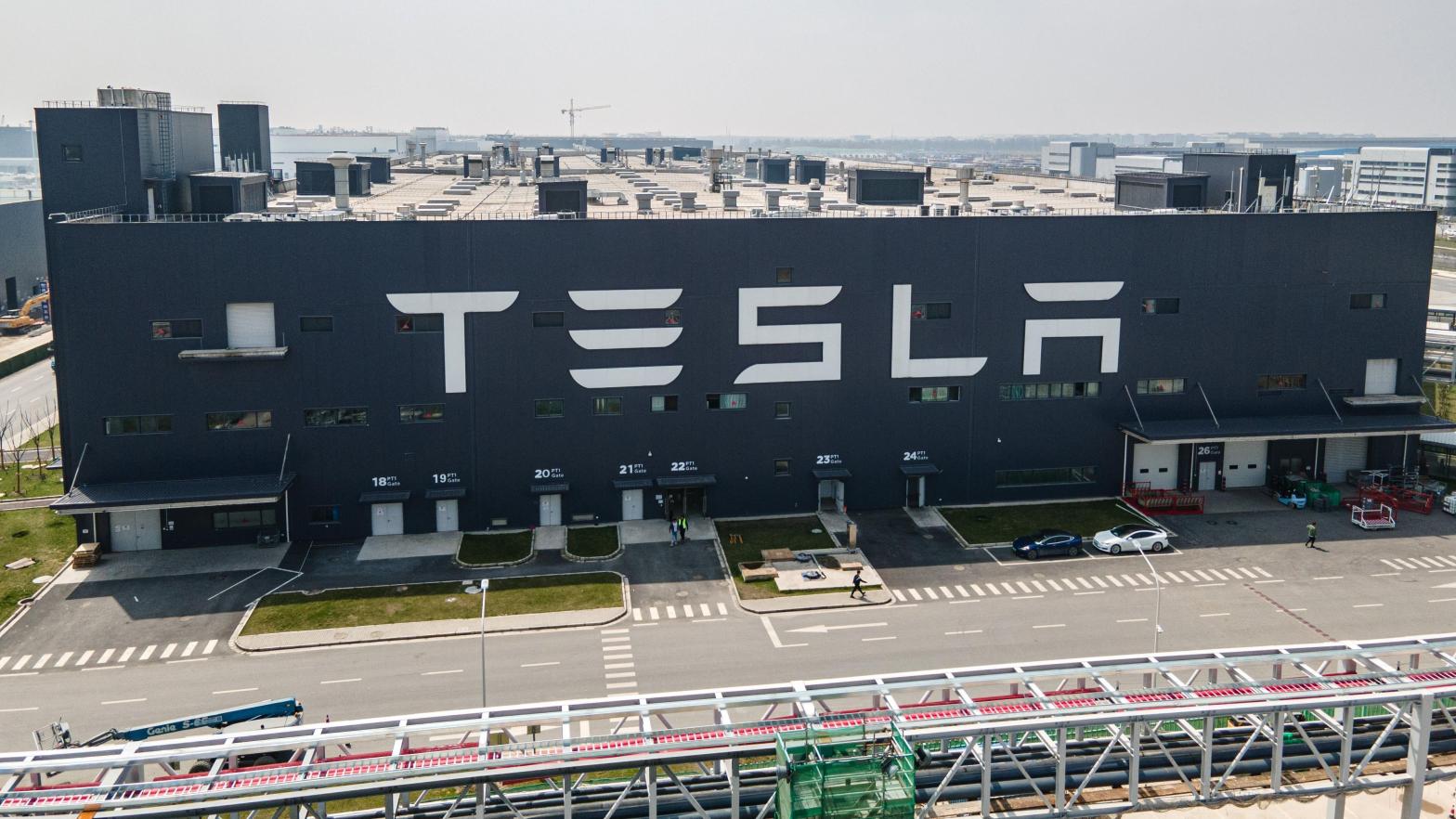 File photo of Tesla's factory in Shanghai, China. (Photo: Xiaolu Chu, Getty Images)