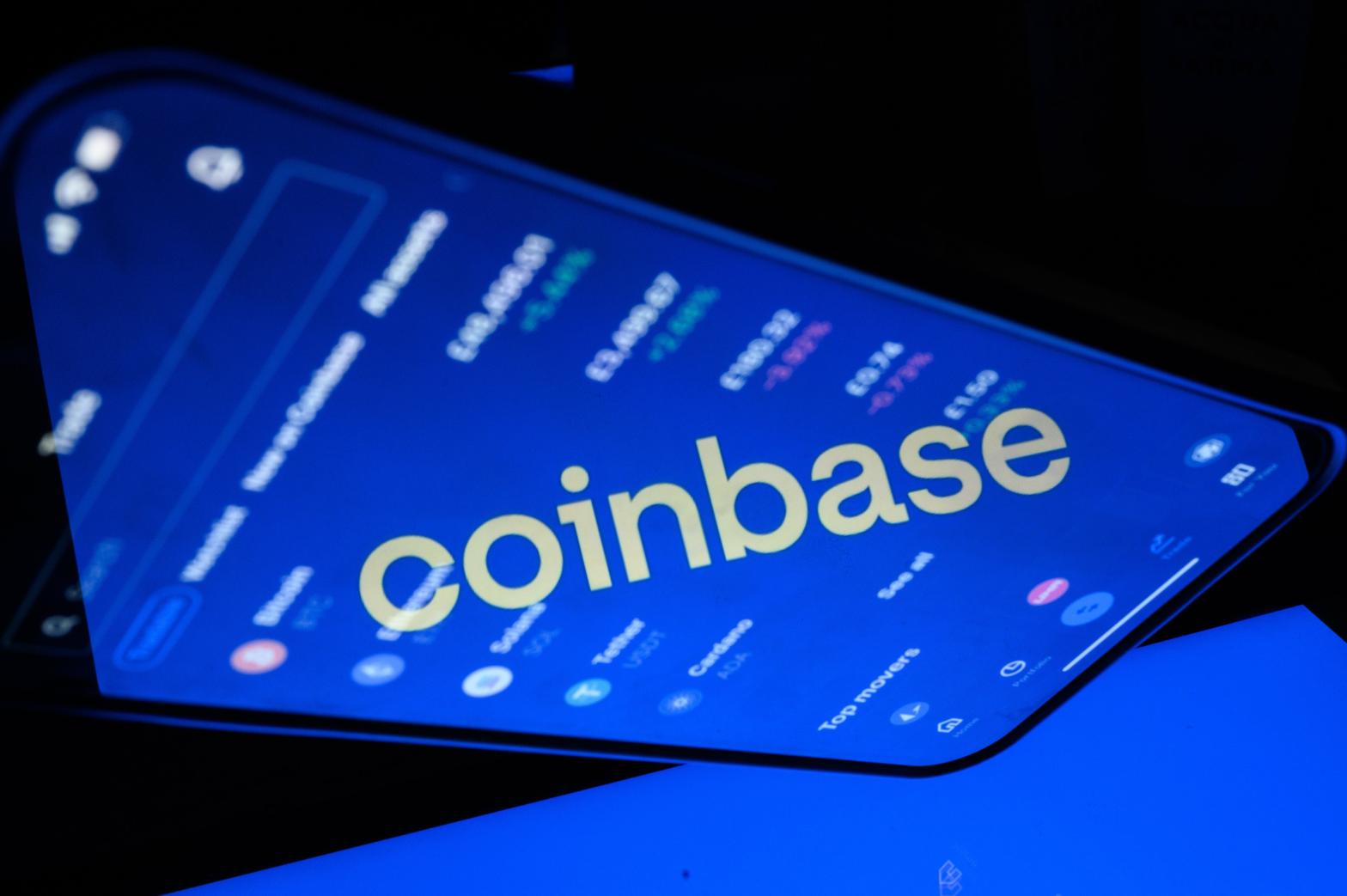 New language in an SEC filing has Coinbase users confused and nervous for the company's future. (Photo: Leon Neal, Getty Images)