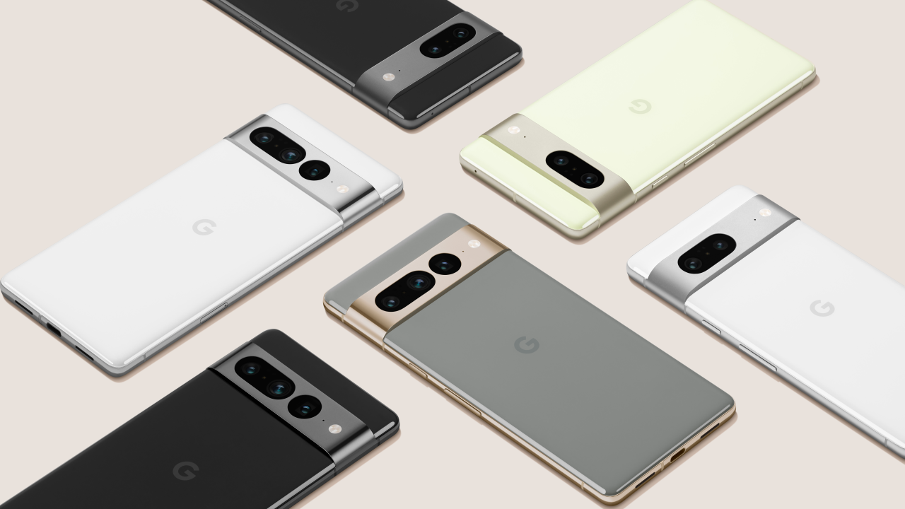 Google's renders of the Pixel 7 and 7 Pro. (Image: Google)
