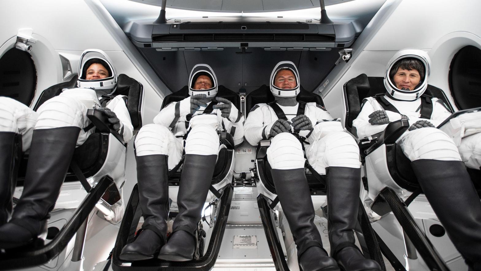 Crew-4 launched to the ISS aboard a Falcon 9 rocket. (Image: SpaceX)