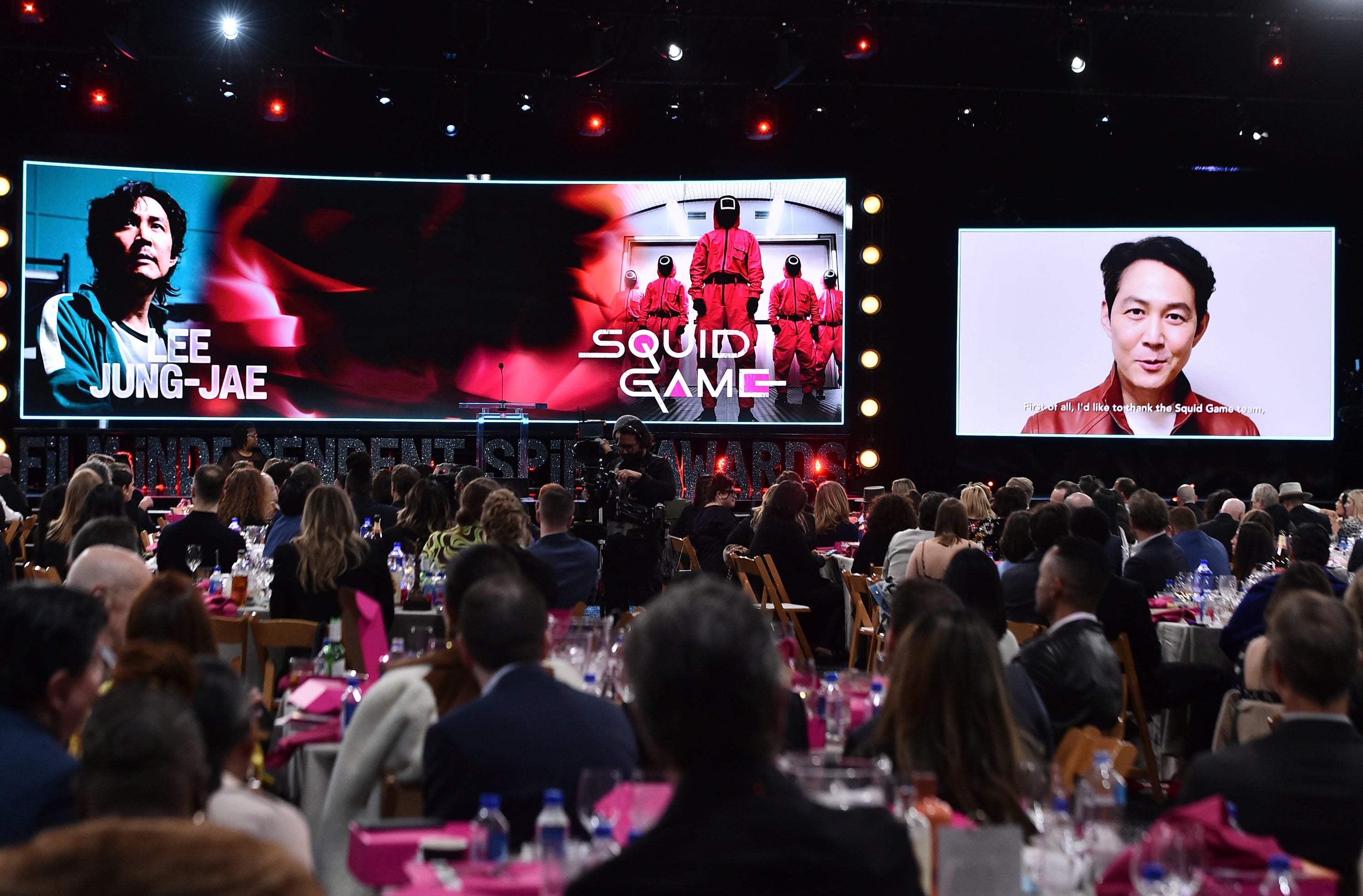 Korean dystopian film Squid Game became a smash hit for Netflix when it was released in 2021, winning multiple awards. The series displayed Netflix's commitment not just to the U.S. market but overseas. (Photo: Jordan Strauss/Invision, AP)