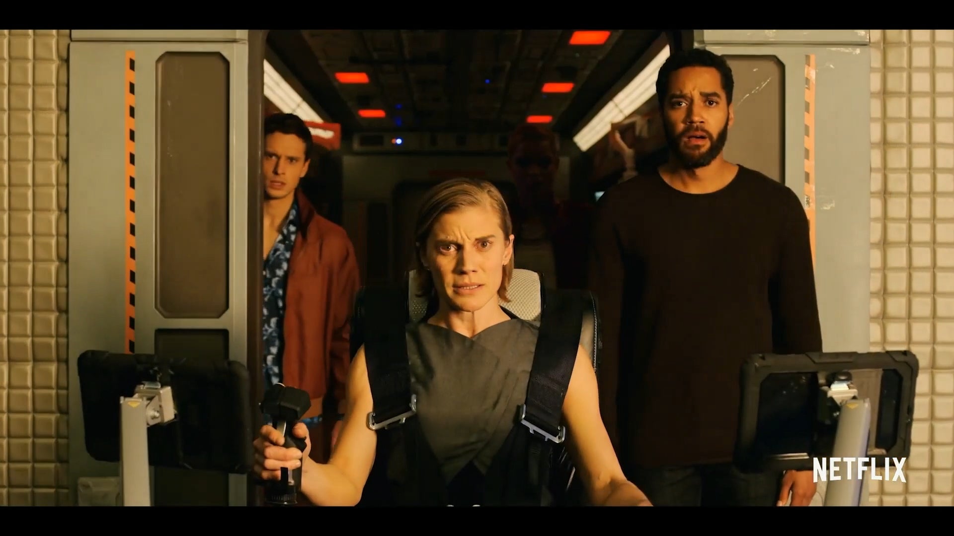 The Netflix series Another life starred Battlestar Gallactica's Katee Sackhoff, but it wasn't enough to help it survive past mediocre critical ratings into 2022. (Image: Netflix)