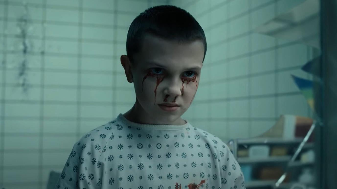 Why does Eleven look so young? Watch the first eight minutes of Stranger Things' fourth season to find out. (Screenshot: YouTube/Netflix)