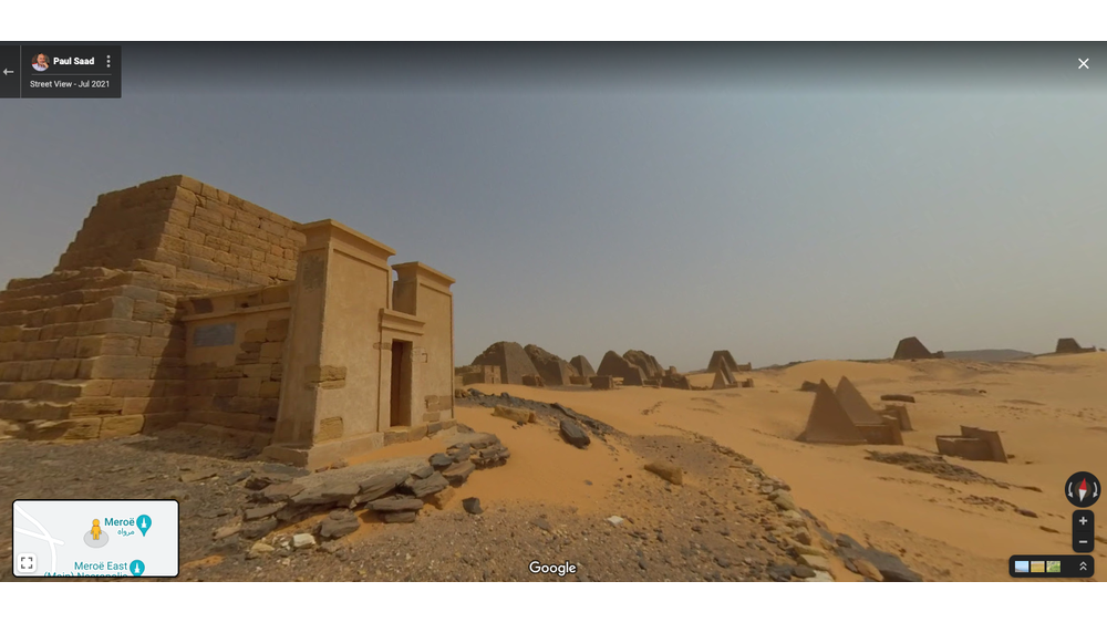 Google's Street View can take you back in time, just like the DeLorean.  (Image: Google)