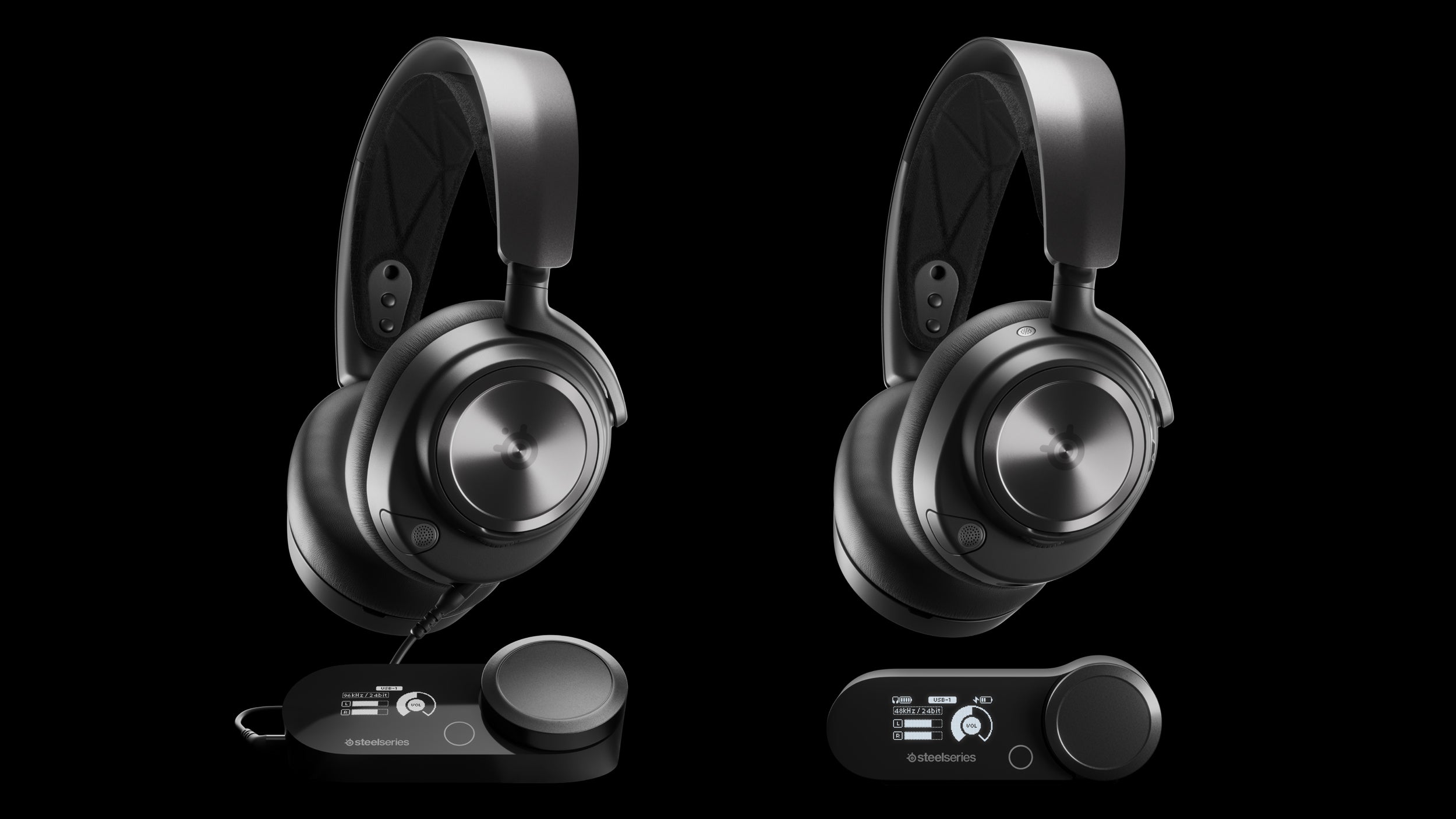 Steelseries’ New Wireless Gaming Headphones Feature Swappable Batteries and a Retractable Microphone