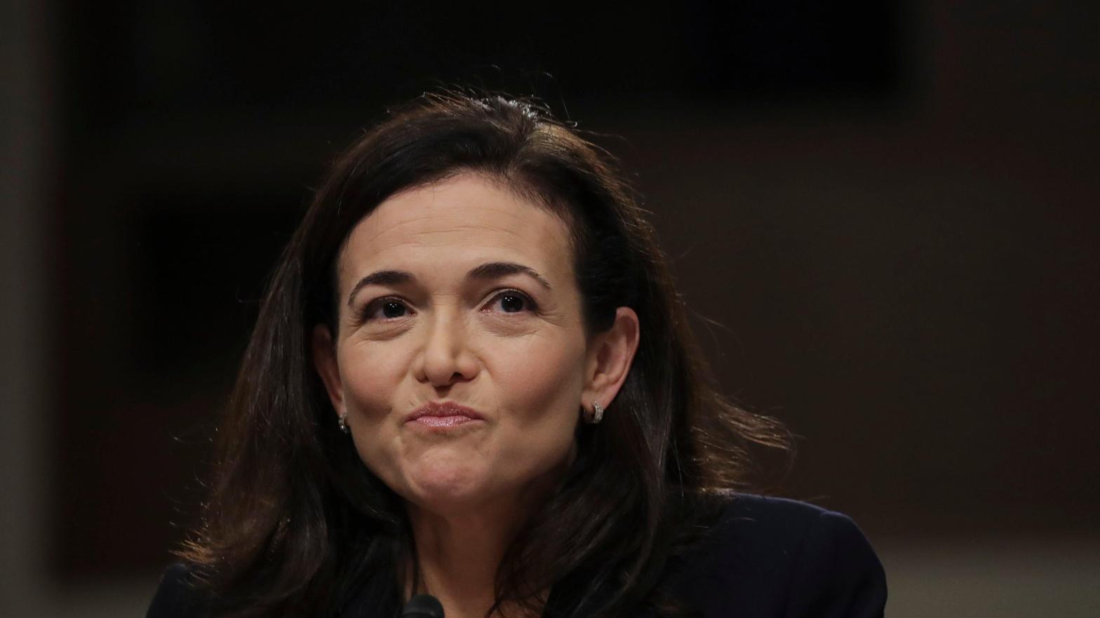 Facebook chief operating officer Sheryl Sandberg testifies during a Senate Intelligence Committee hearing on Sept. 5, 2018 in Washington, DC.  (Photo: Drew Angerer, Getty Images)