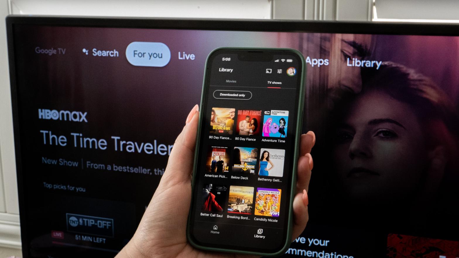 The Google Play Movies & TV app will become Google TV on the iPhone.  (Photo: Florence Ion / Gizmodo)