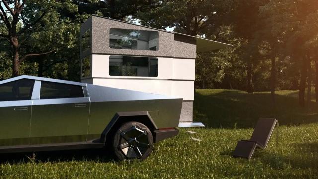 A Company Has Created a Camper for the Tesla Cybertruck Despite It Not Existing