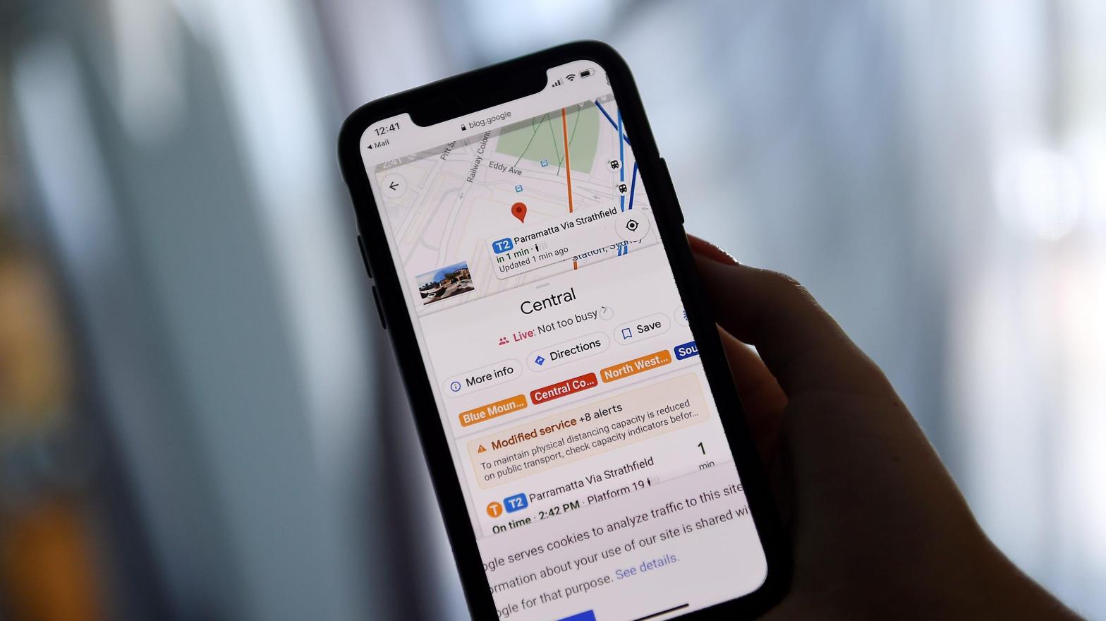 A strike by Google Maps employees could have resulted in service hiccups for the software's billion monthly users.  (Photo: OLIVIER DOULIERY, Getty Images)