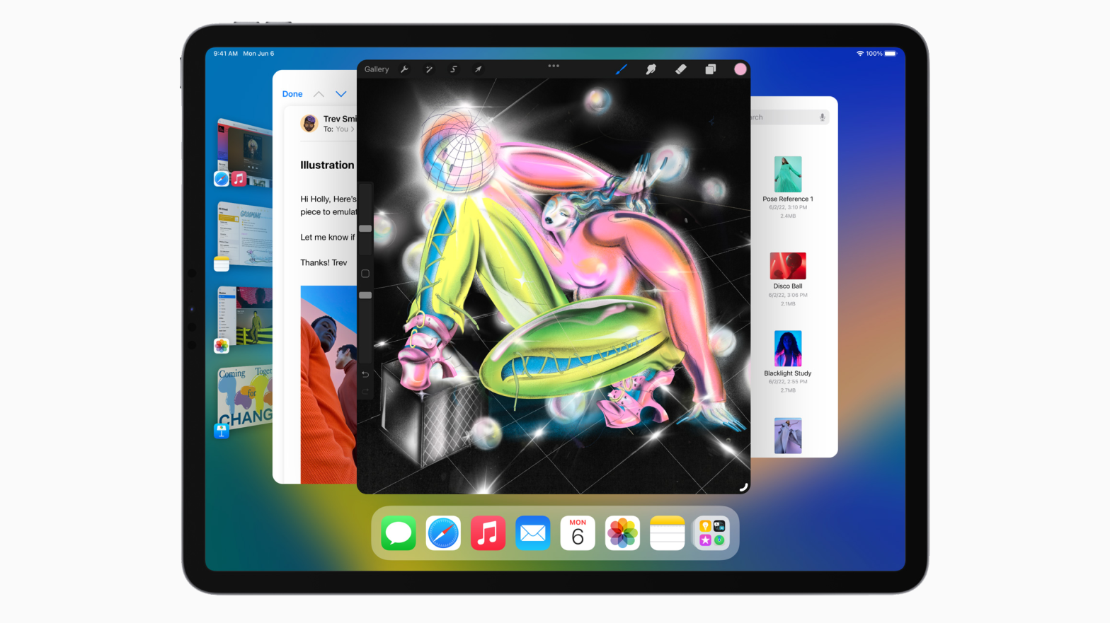 iPadOS 16 will feature lots of helpful collaboration features.  (Image: Apple)