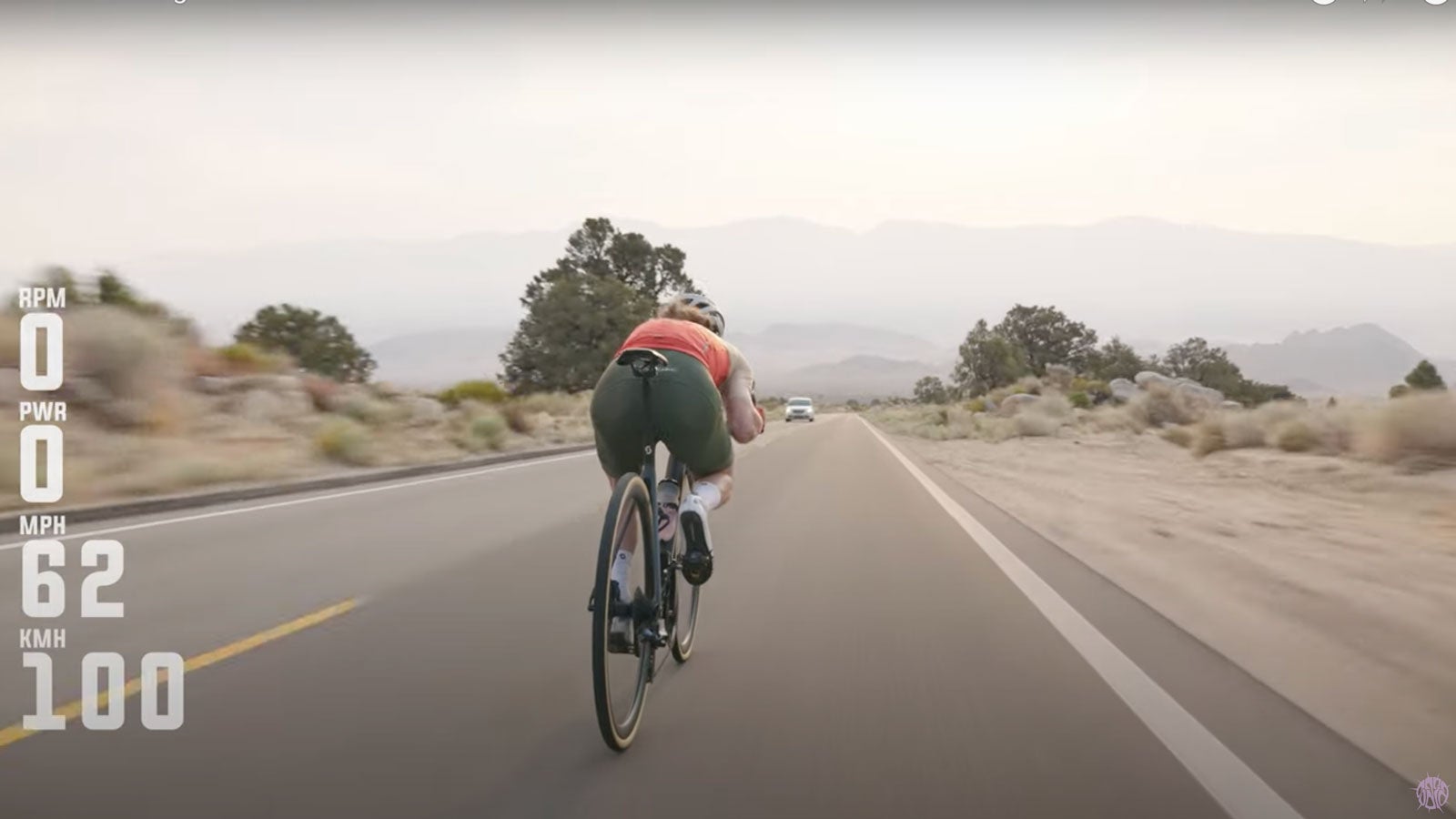 Watch a Madman Do 105 KMH on a Bicycle