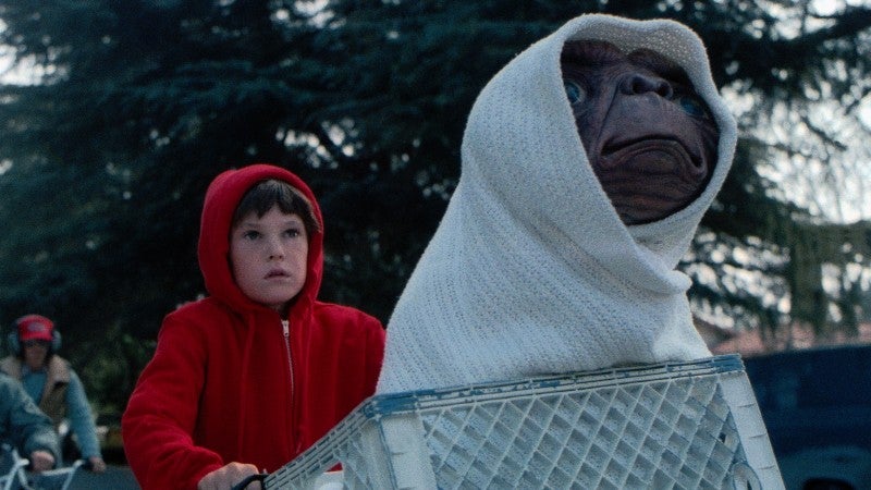 E.T. flies back to theatres this summer. (Image: Universal Pictures)