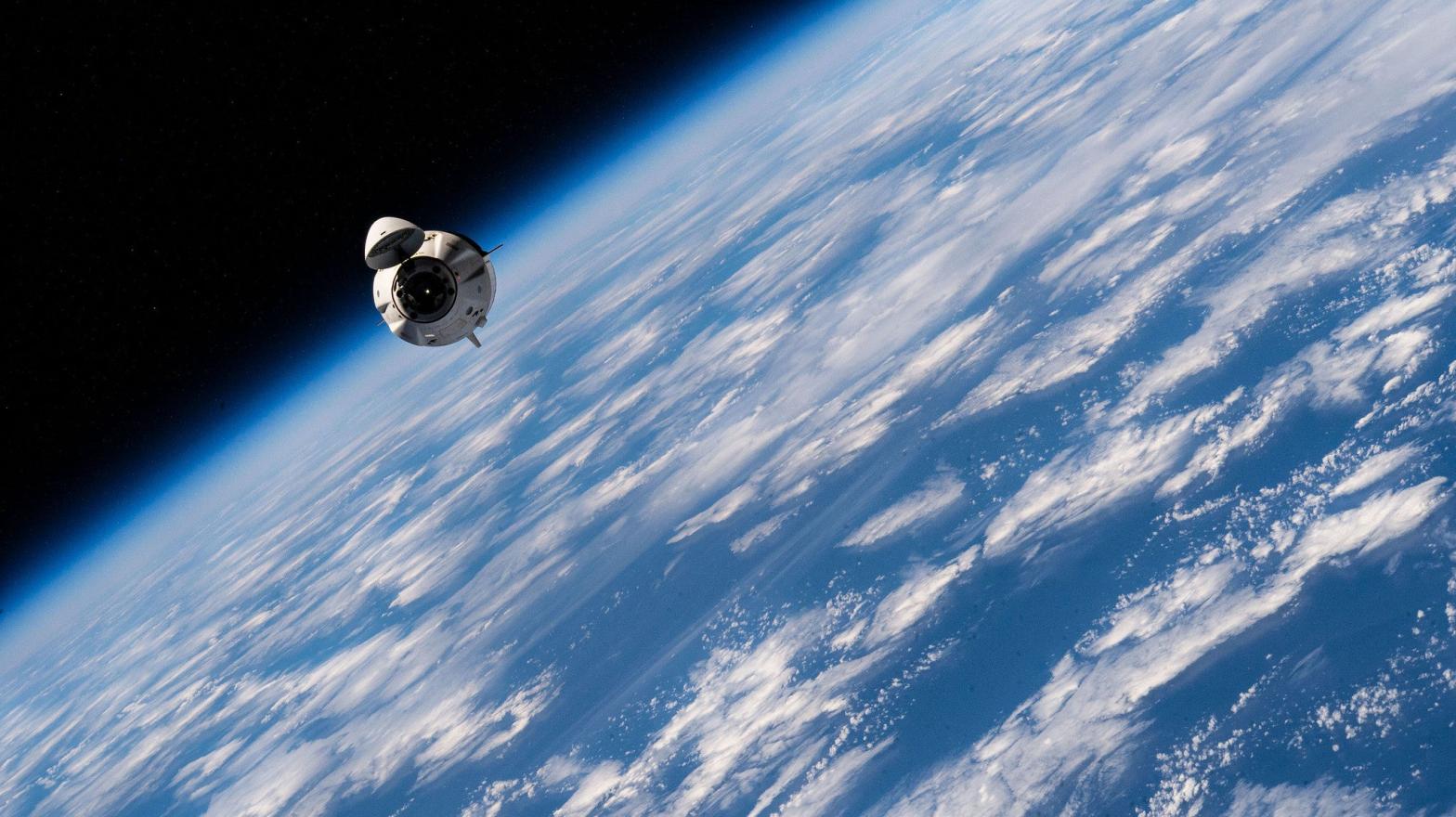 A SpaceX Crew Dragon during the Crew-2 mission in November 2021. (Photo: SpaceX)
