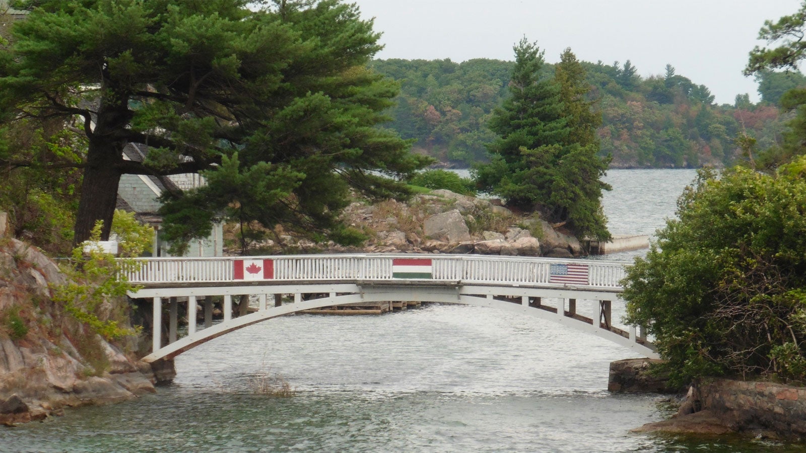 9 Metre-Long International Bridge Connects Canadian House to U.S. Backyard