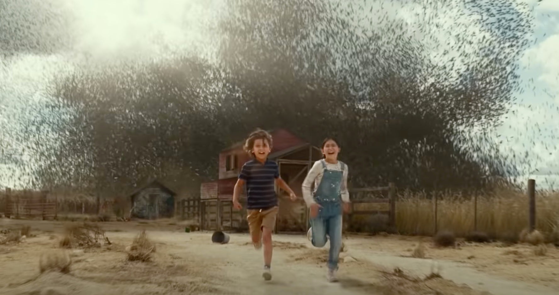 The locusts as seen in the first trailer. (Screenshot: Universal)
