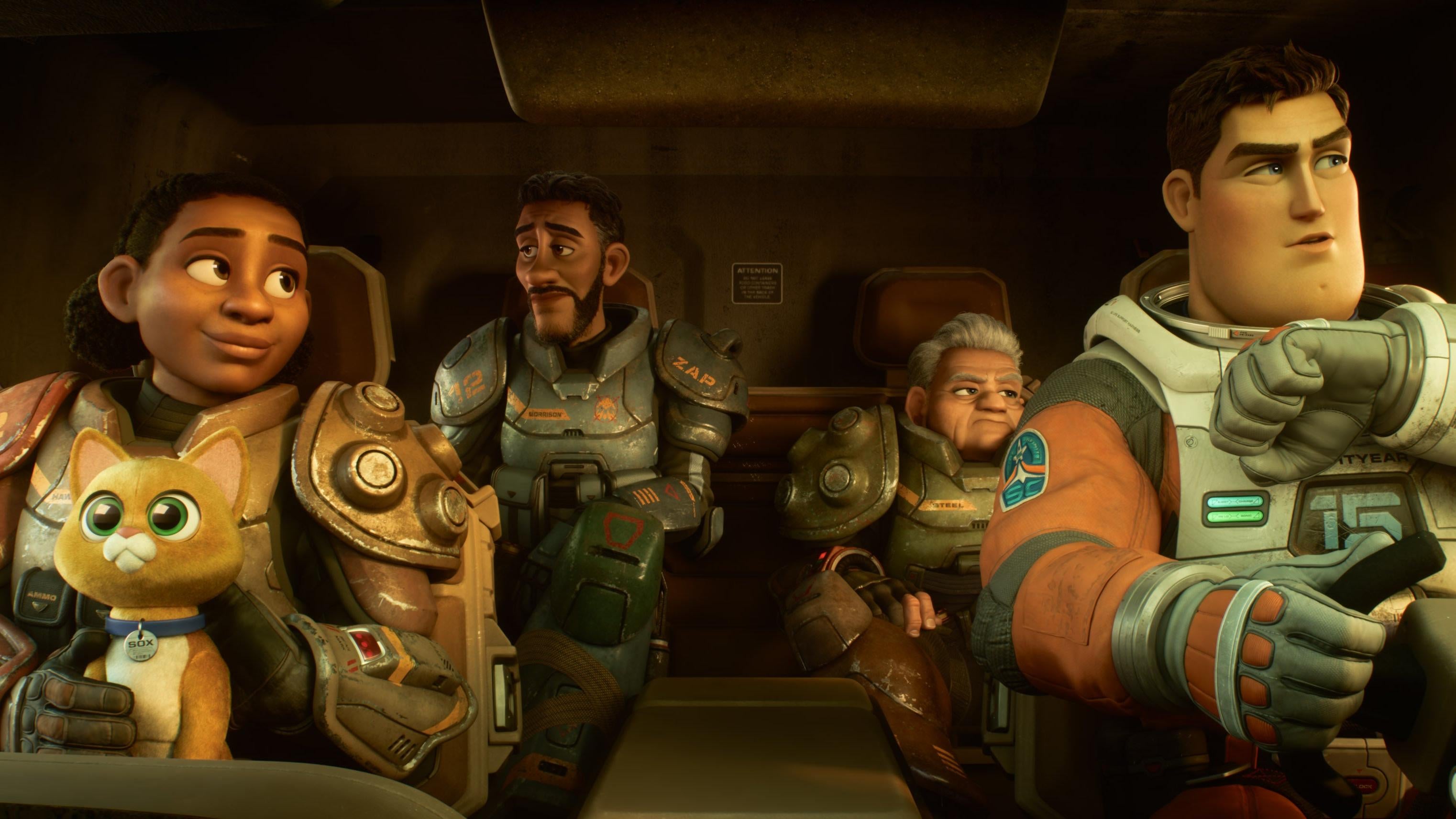 Buzz and his future crew.  (Image: Pixar)