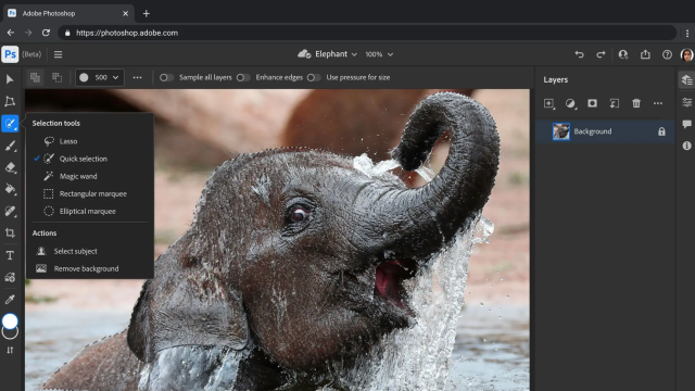 Adobe Photoshop On the Web Will be Free to Everyone