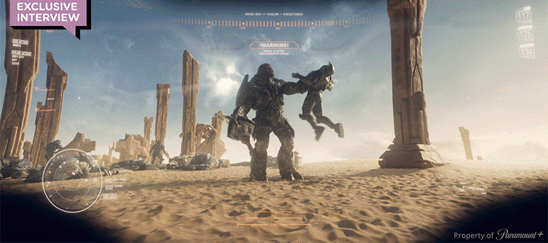 See how Chief goes toe to toe with the Covenant. (Gif: Pixomondo)