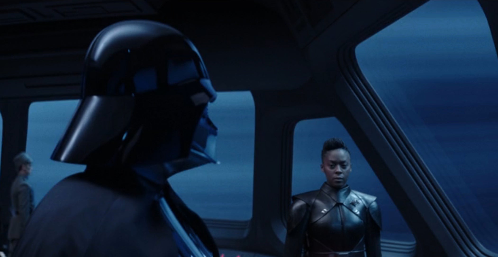 Beautiful Vader shots in this episode.  (Screenshot: Disney+/Lucasfilm)