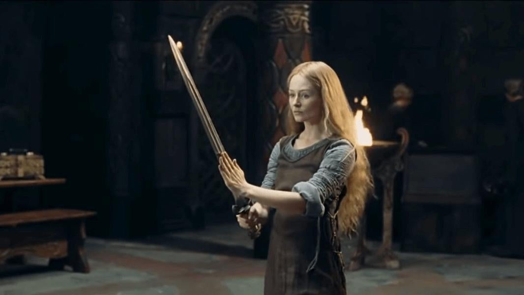 Miranda Otto as Éowyn in The Lord of the Rings: The Two Towers  (Image: New Line Cinema)