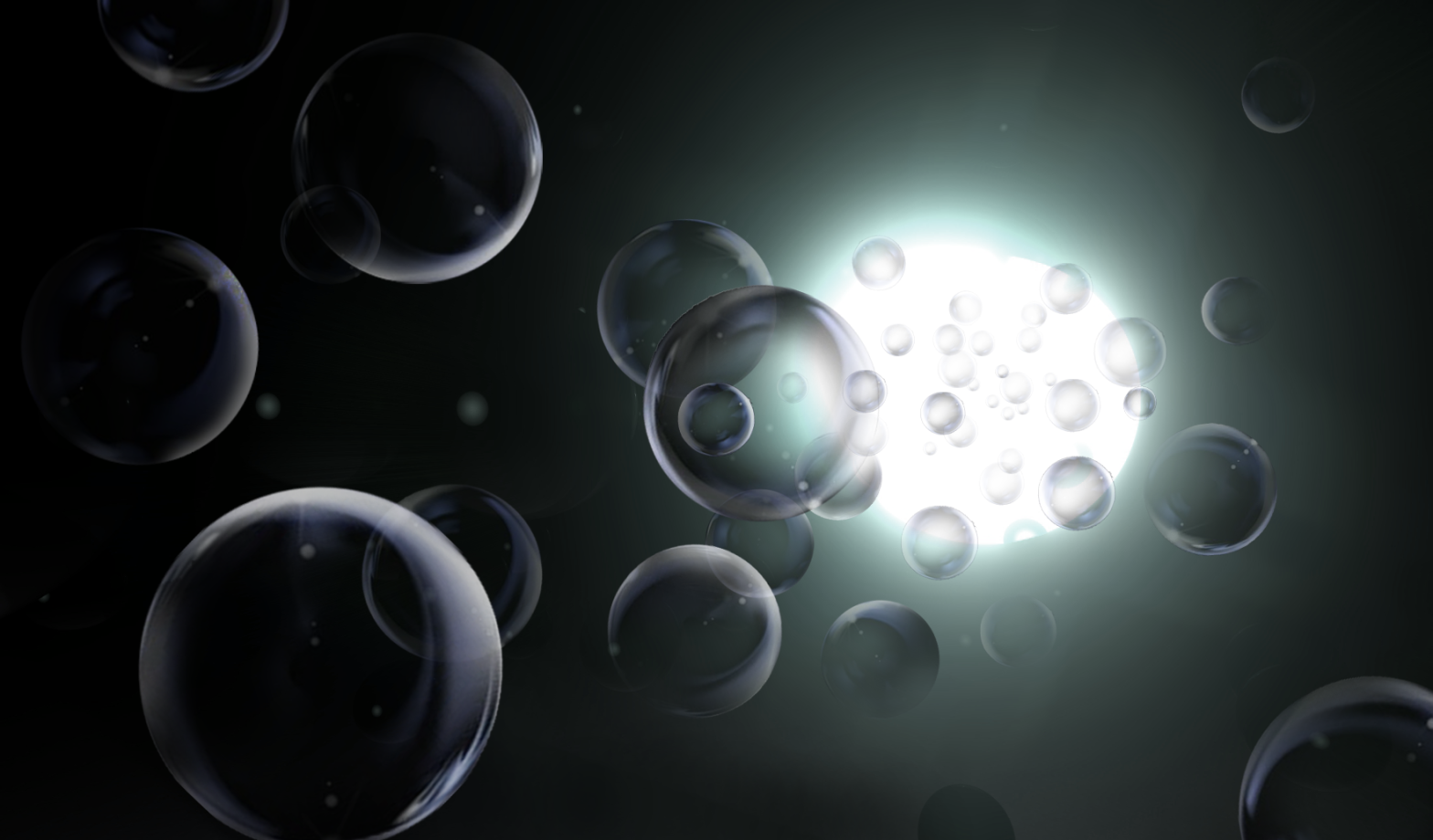 The proposed space bubbles could deflect some of the Sun's rays.  (Image: MIT Senseable City)