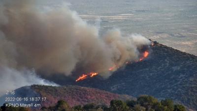Arizona Wildfire Reaches Kitt Peak National Observatory, Telescopes Possibly Damaged