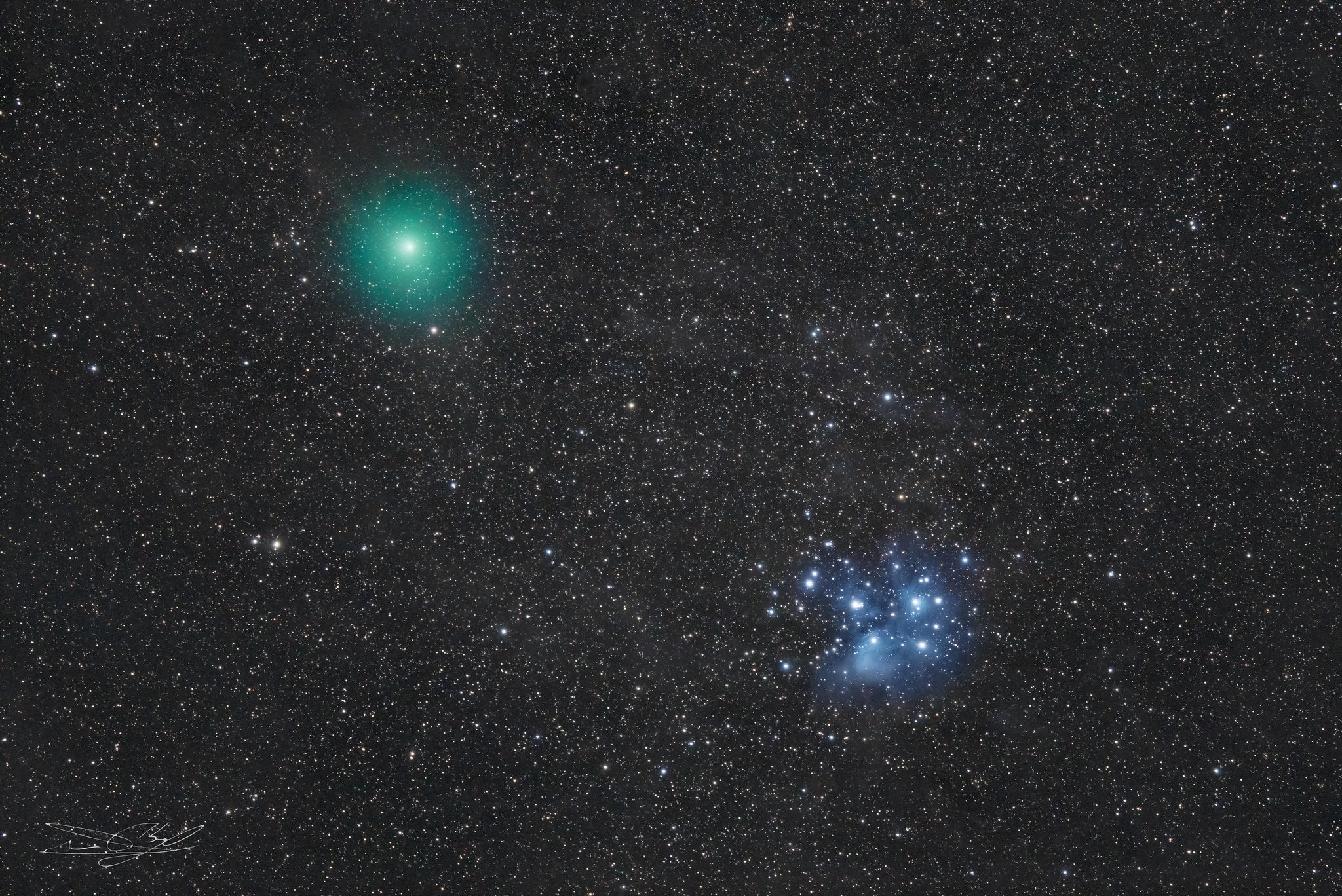 Comet 46P/Wirtanen (Image: Abel de Burgos/Flickr, Fair Use)