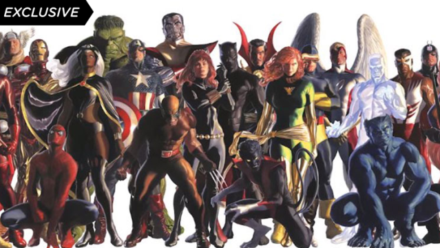 Alex Ross’ Epic Marvel Heroes Mural Is Coming to Comic-Con, and You Can Buy It