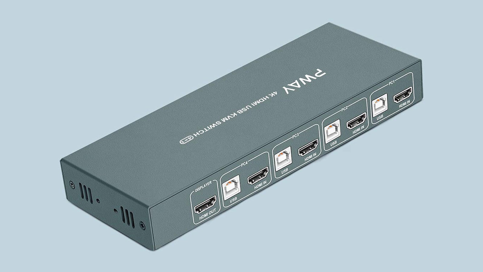 A KVM switch is the traditional approach. (Image: Greathtek/Amazon)