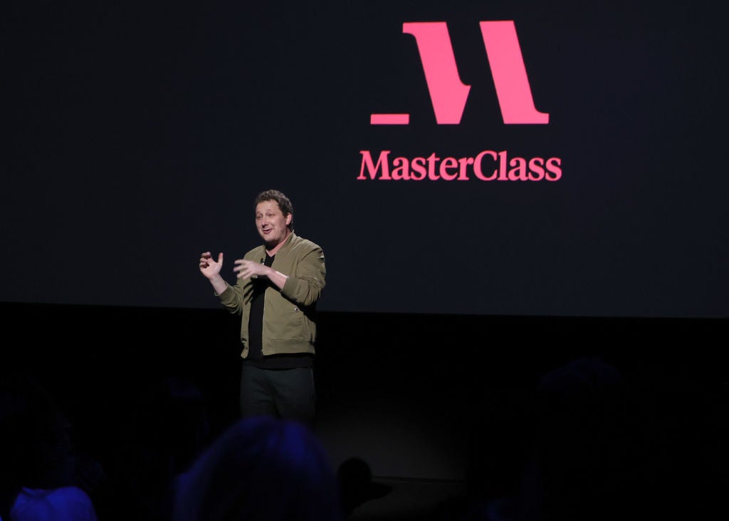 MasterClass CEO David Rogier. (Photo: Cindy Ord, Getty Images)