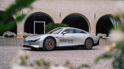 The Mercedes-Benz Vision EQXX Traveled Almost 1205 KM on One Charge