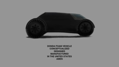 Kanye West Is Designing a Foam Concept Car