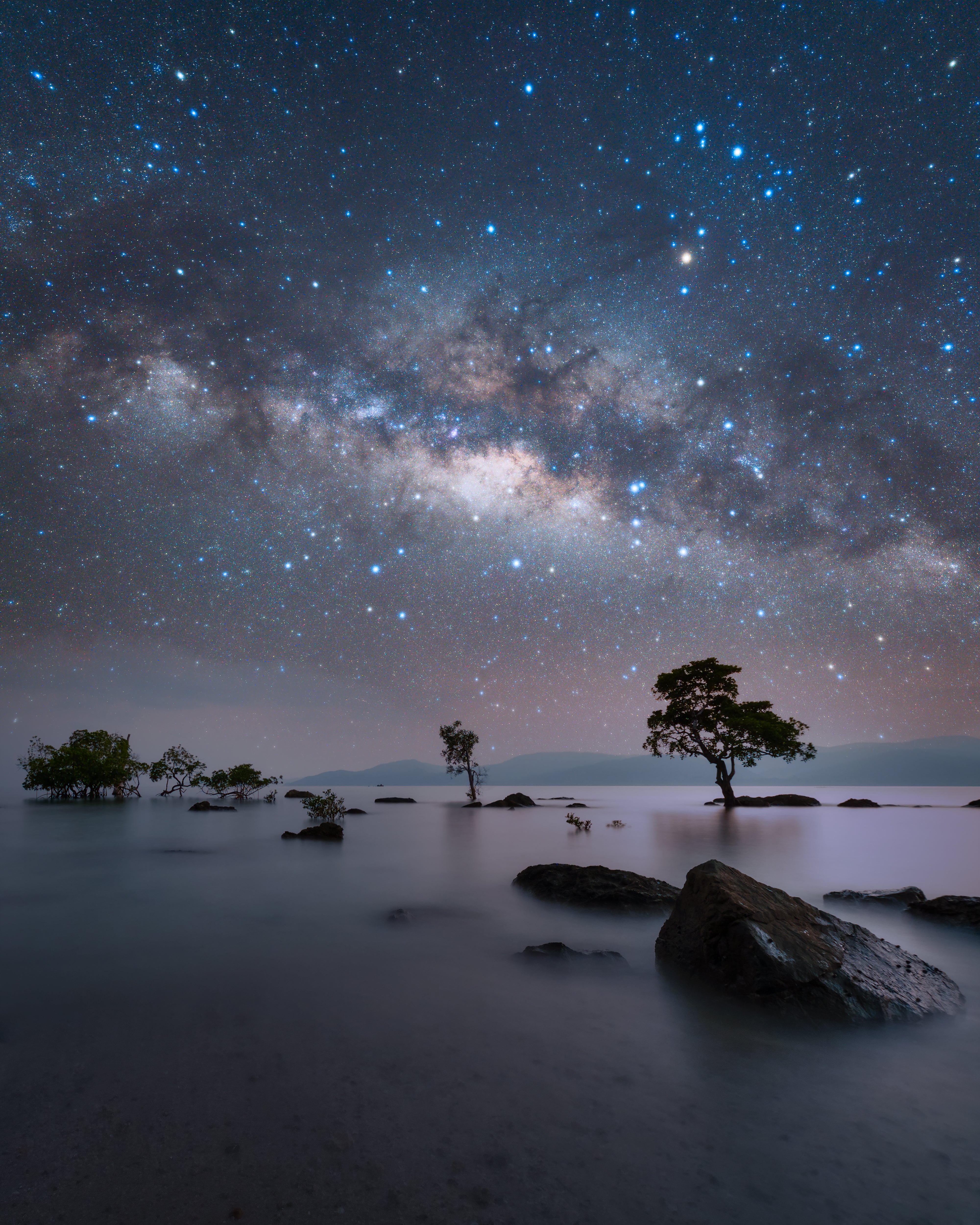 The cosmos above a nature park in the Andaman Islands. (Photo: © Vikas Chander)