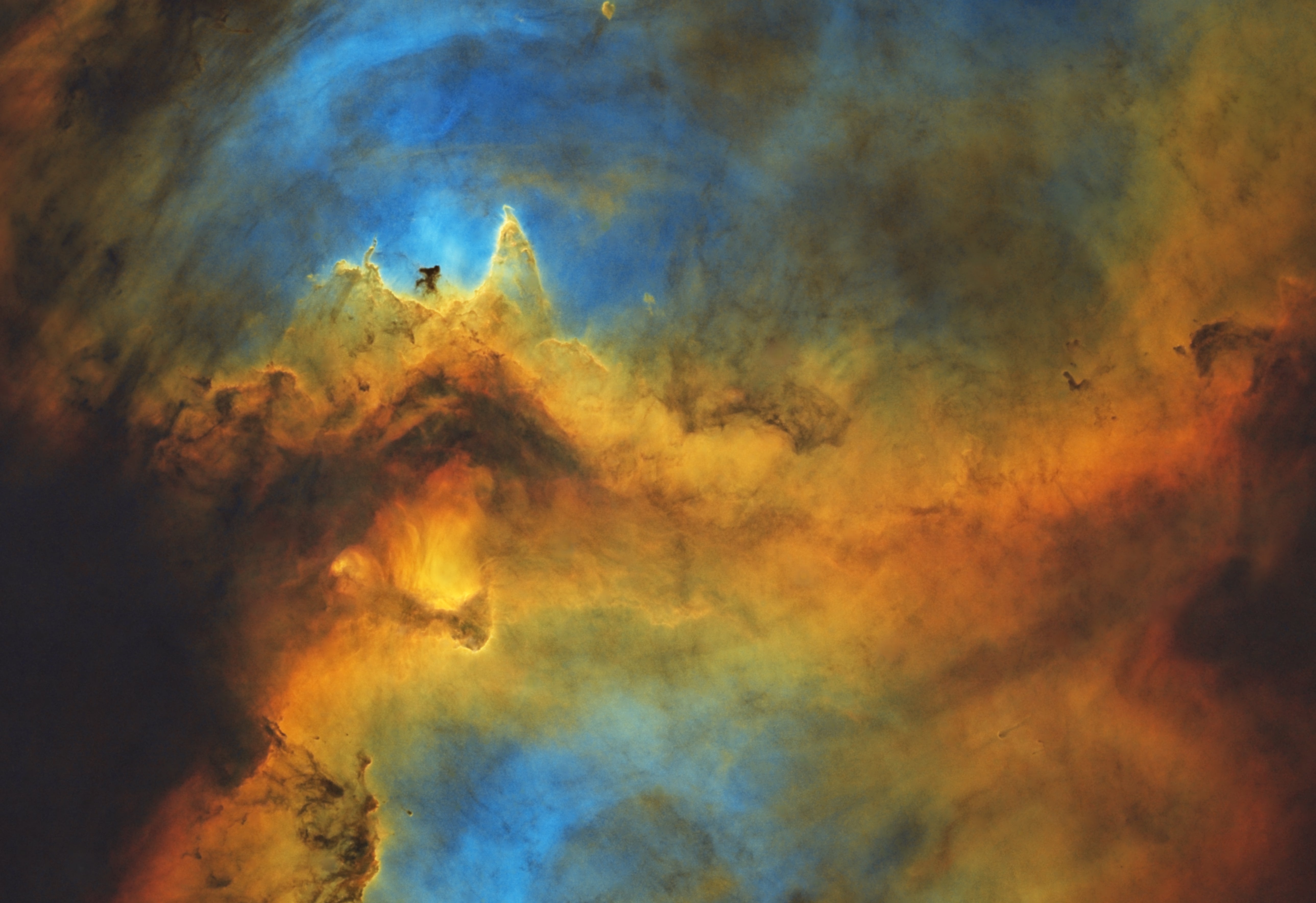 A swath of the Soul Nebula. (Image: © Nan Wang, Binyu Wang)