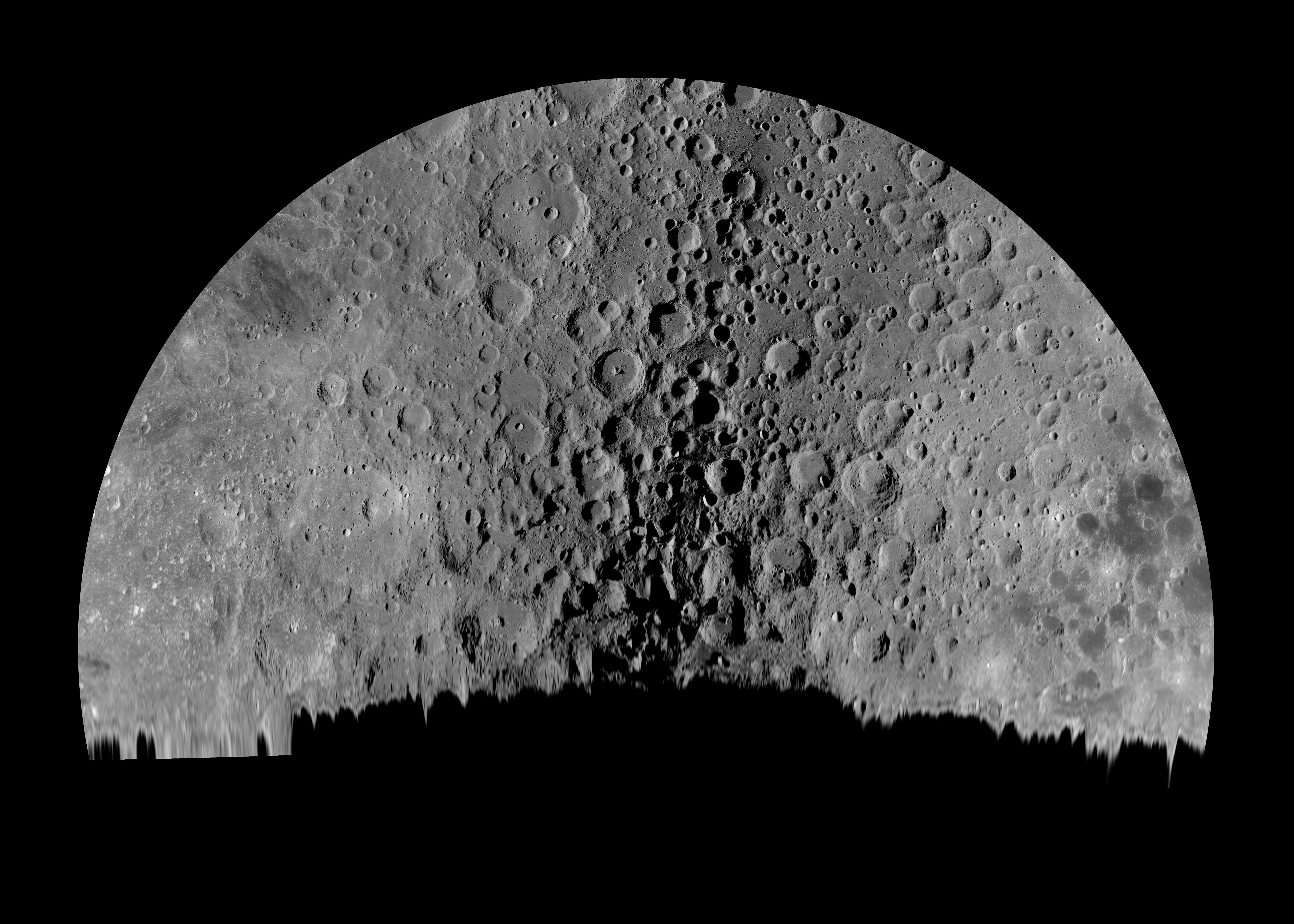 A panorama of the Moon's south pole. (Photo: © Tom Glenn)