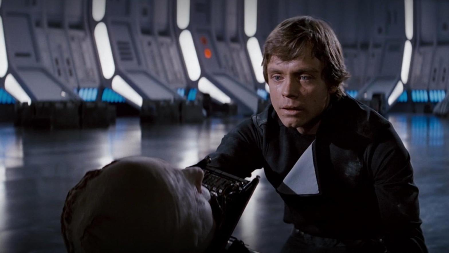 Lukę Skywalker made good on Anakin's dying words.  (Screenshot: Disney+/Lucasfilm)