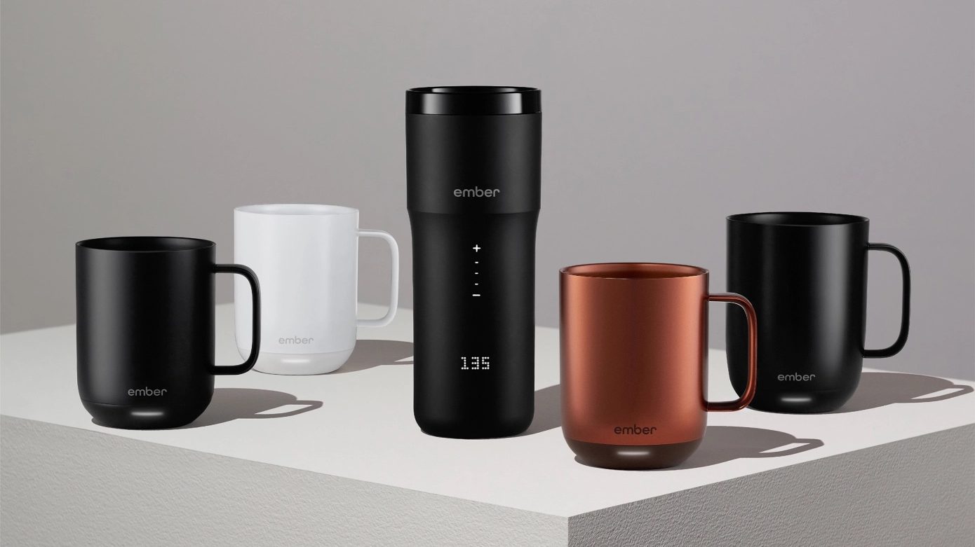 Ember Temperature Control Mug - Smart Coffee Cup - Warming Mug -  Self-Heating Mug - Plugined