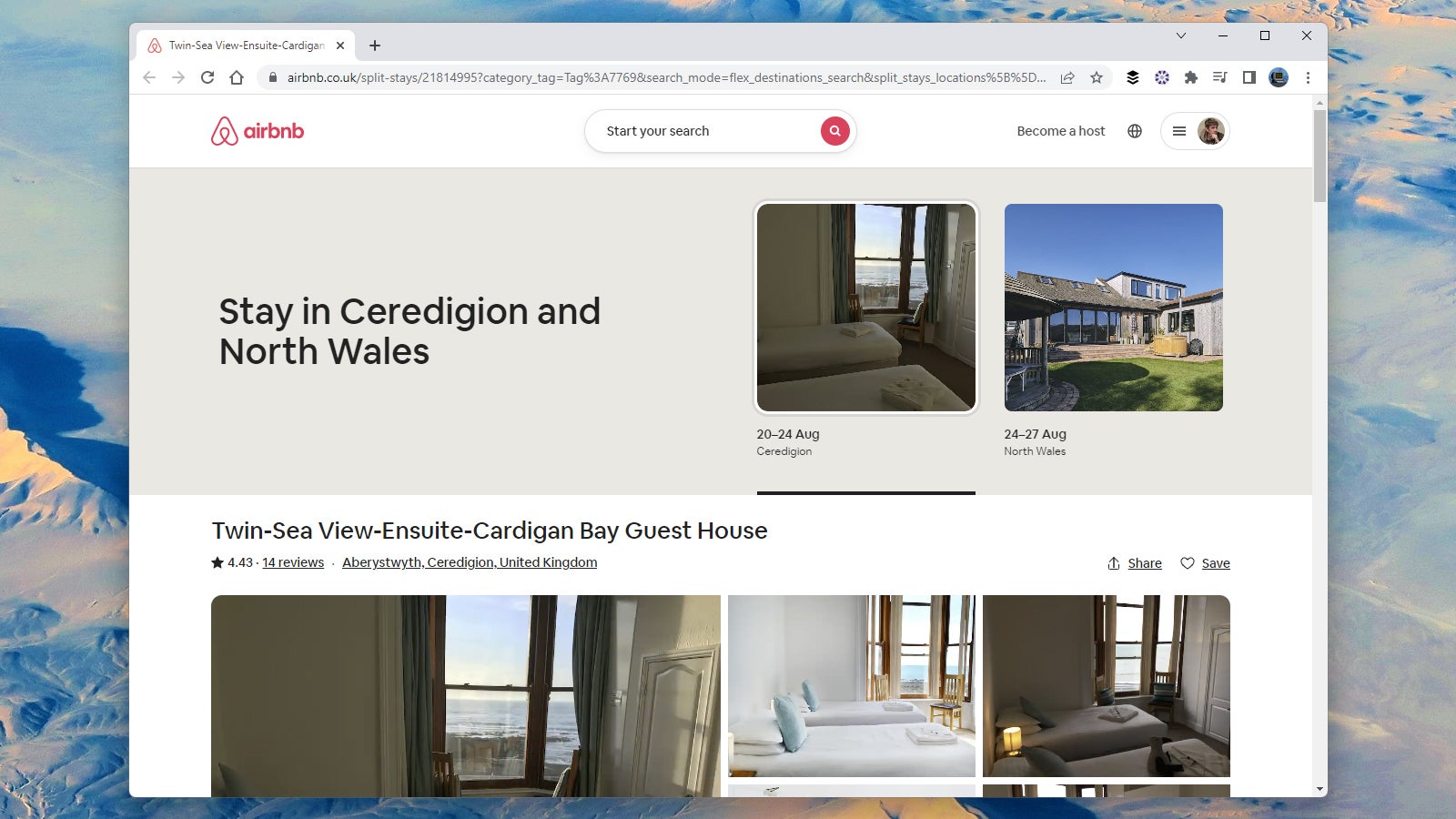 Split stays can give you more potential places to stay. (Screenshot: Airbnb)