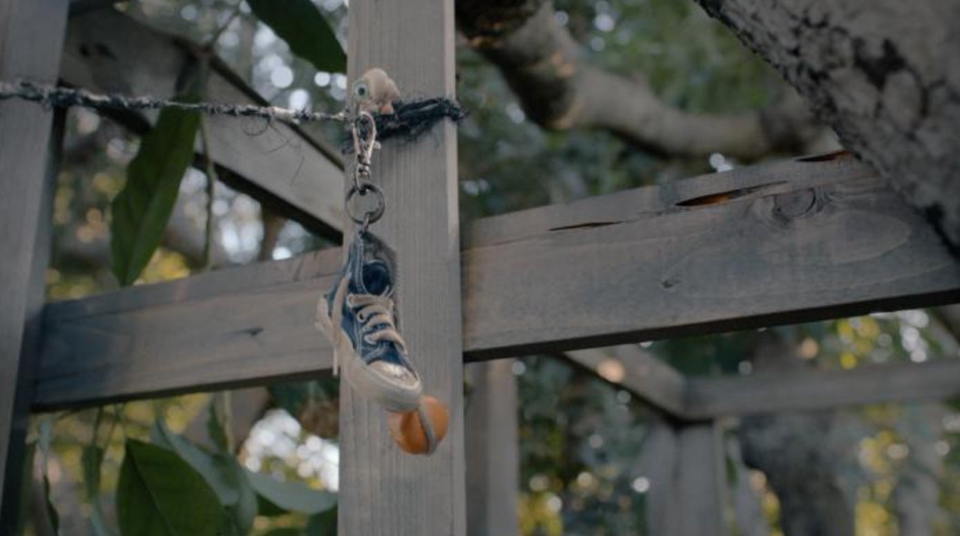 Marcel on a string with a shoe (Image: A24 Films)