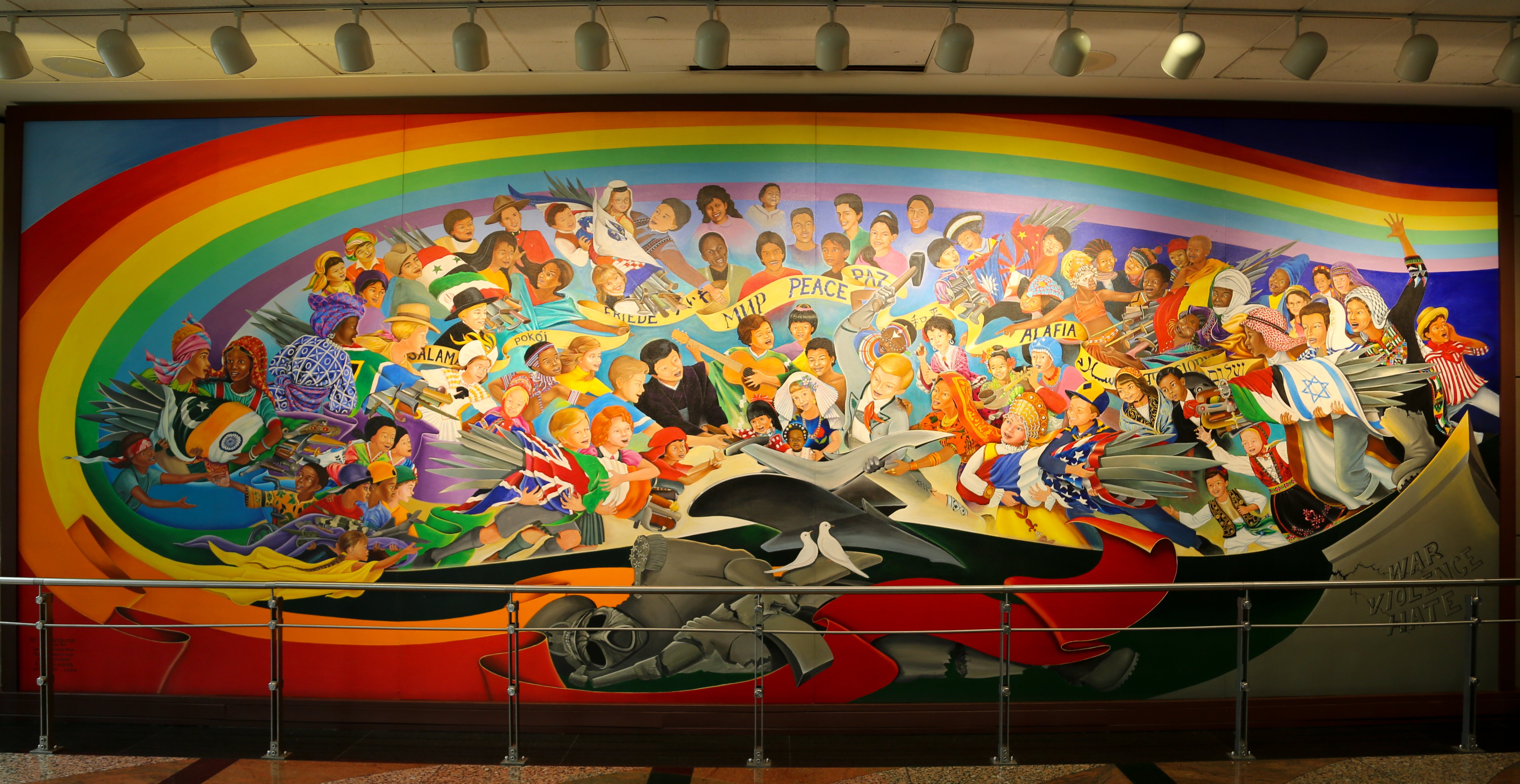 The murals in this collection are intended to represent the future. (Image: Denver International Airport)