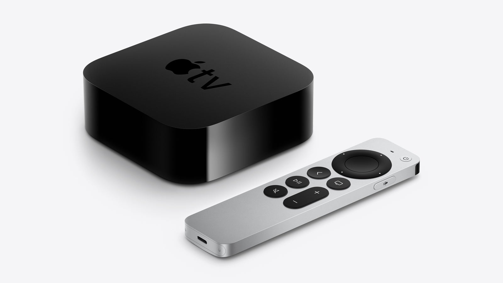 An Apple TV 4K box works well with an iPhone. (Image: Apple)