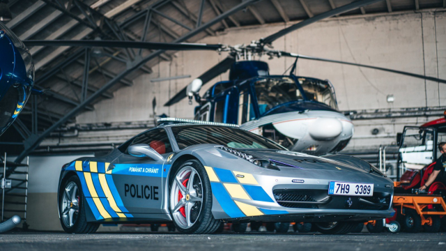 Czech Police Use Car-Nerd Logic to Justify Seized Ferrari 458 Patrol Car